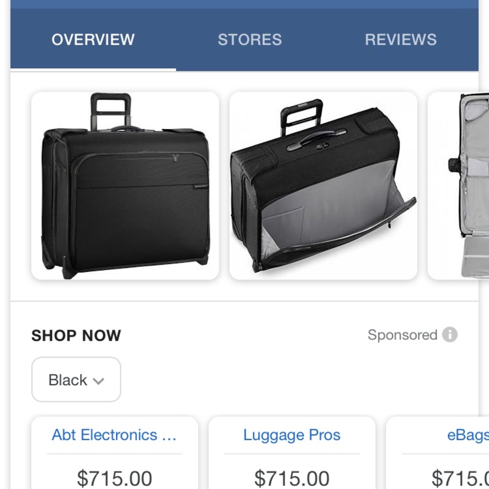 Briggs and Riley suitcase